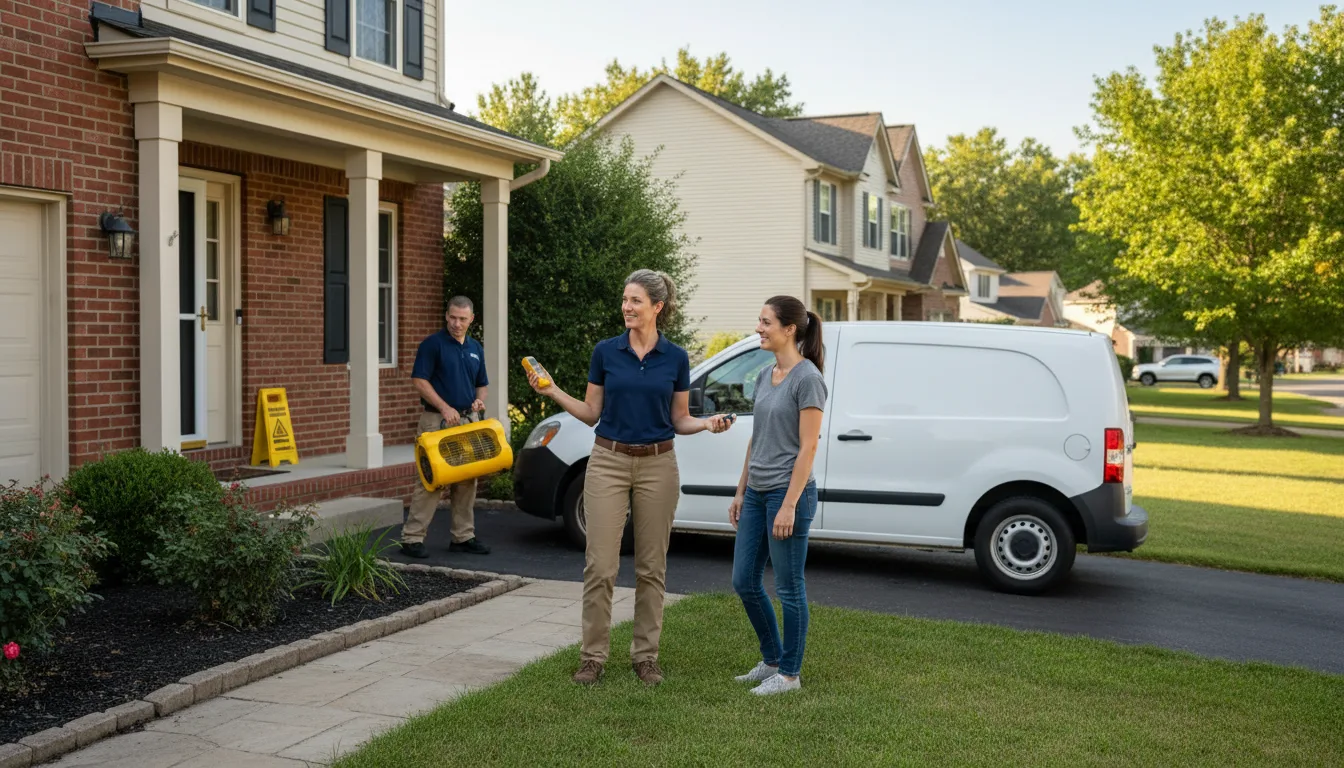 Water restoration image for Home Water Damage Repair in Midlothian, VA